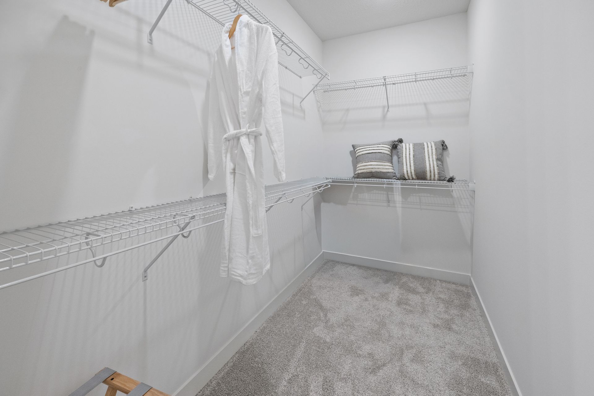 Walk-in closets in every bedroom