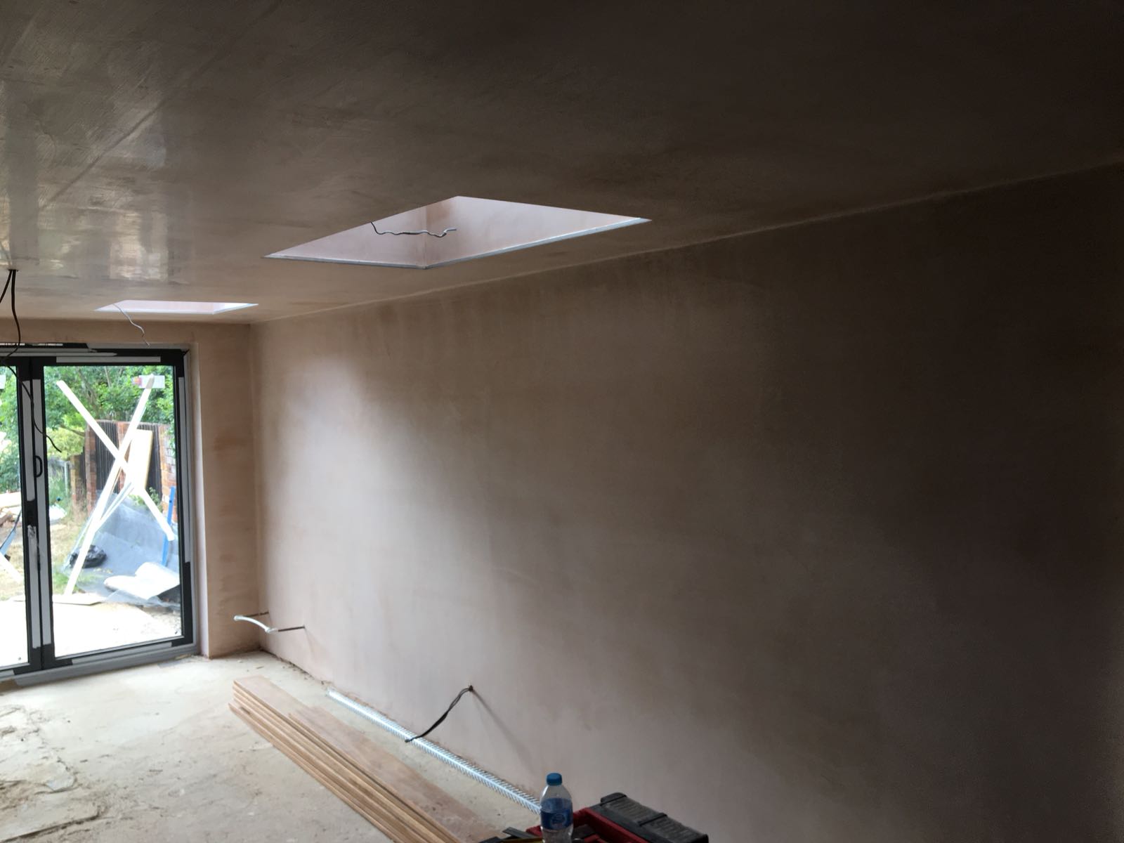 a specialist plastering walls