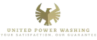 Gold phoenix logo with company name "United Power Washing" and tagline.