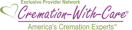 a logo for cremation with care exclusive provider network america 's cremation experts