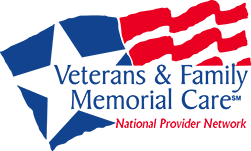Veterans & Family Memorial Care logo