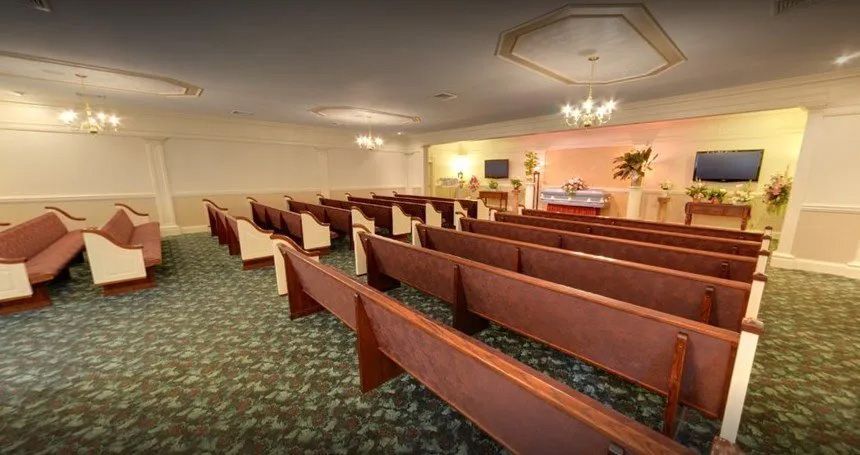 Chapel at McReynolds-Nave & Larson Funeral Home in Clarksville, TN.