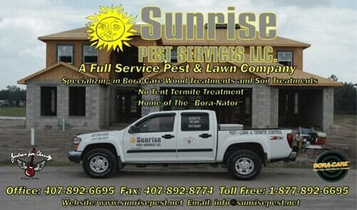 White Truck — Pest Control in Saint Cloud, FL