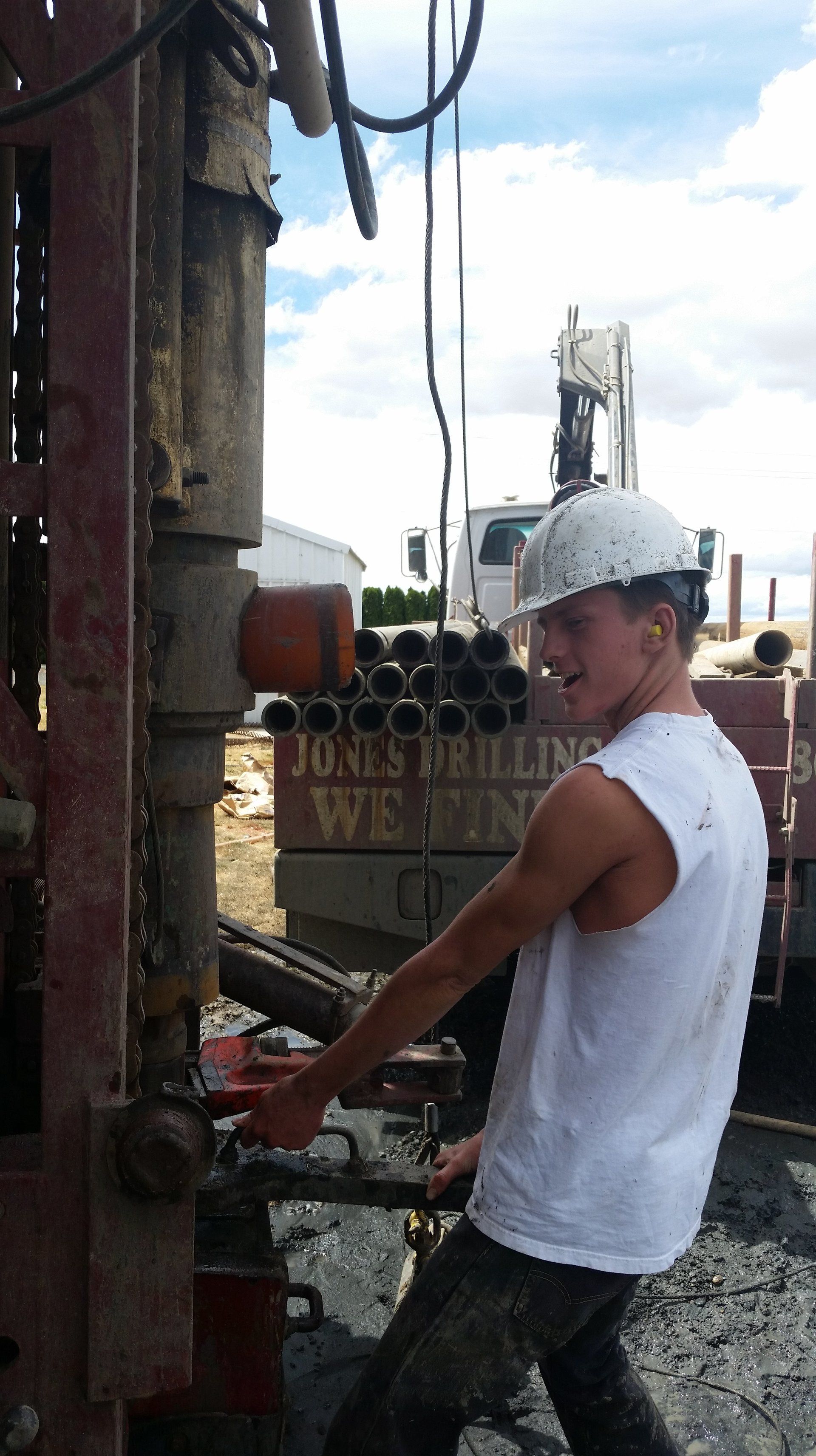 Man at Work — Lebanon, OR — Jones Drilling & Pump Co