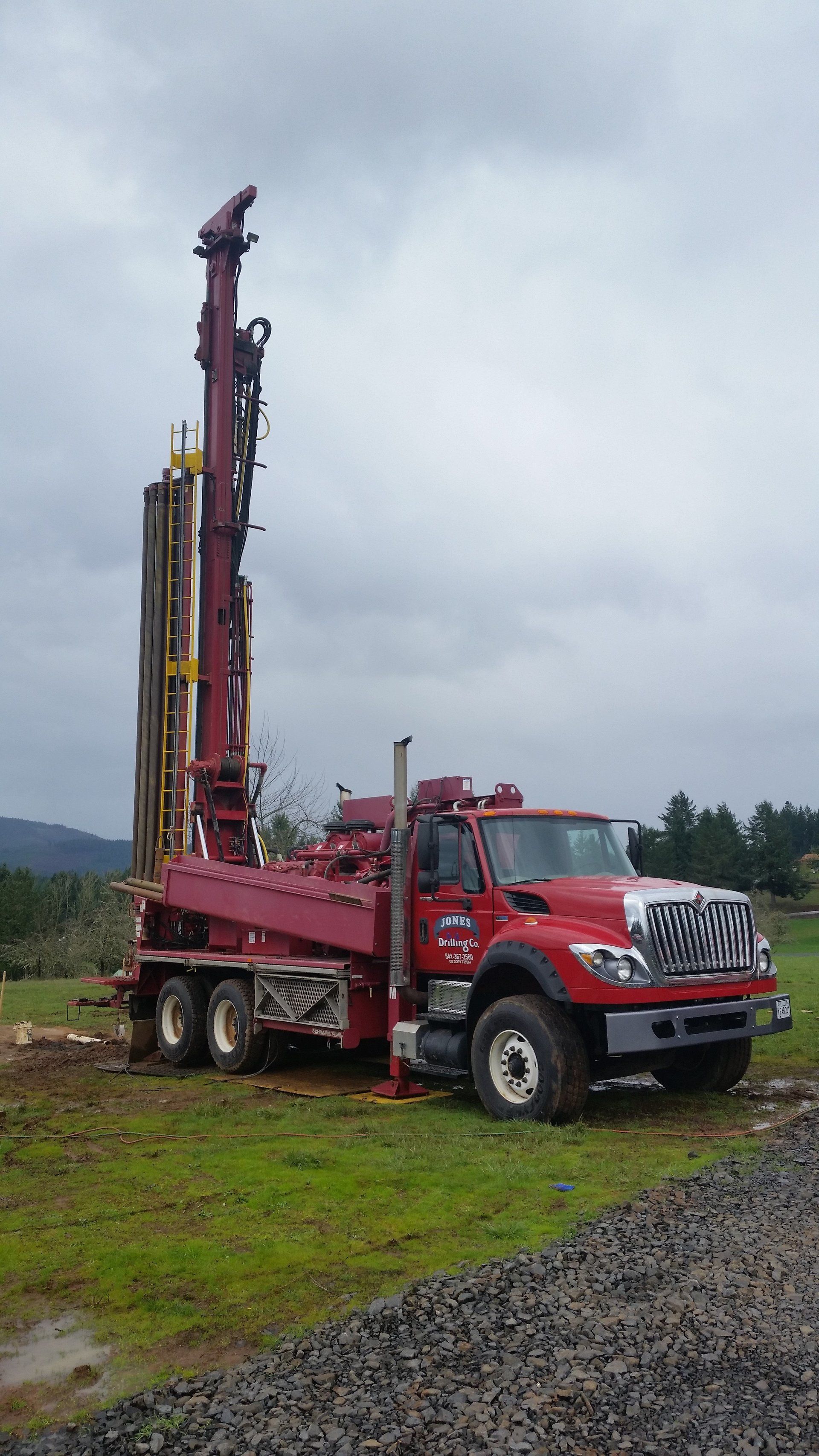 Red Truck — Lebanon, OR — Jones Drilling & Pump Co