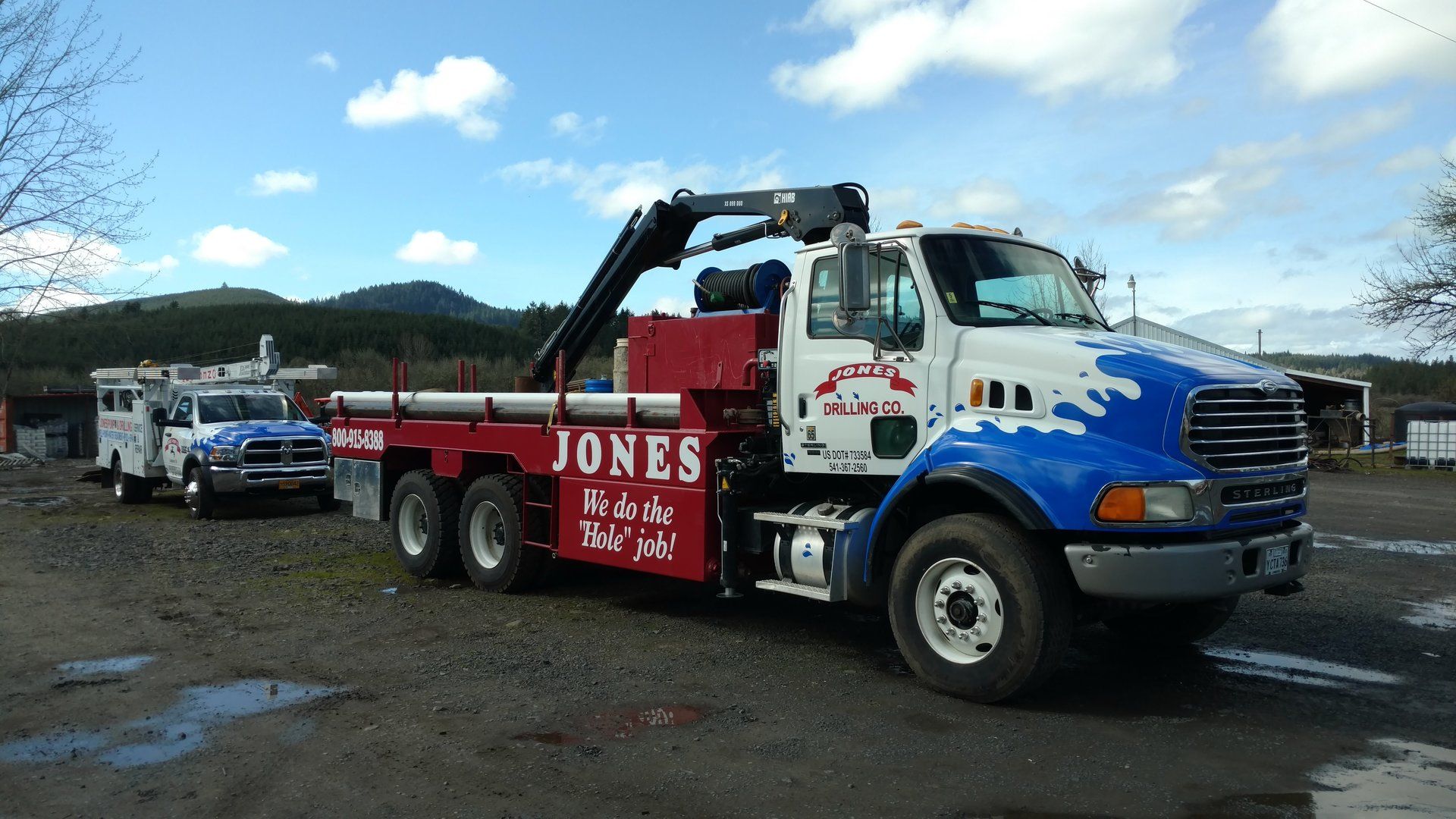 Jones Drilling & Pump's Truck — Lebanon, OR — Jones Drilling & Pump Co