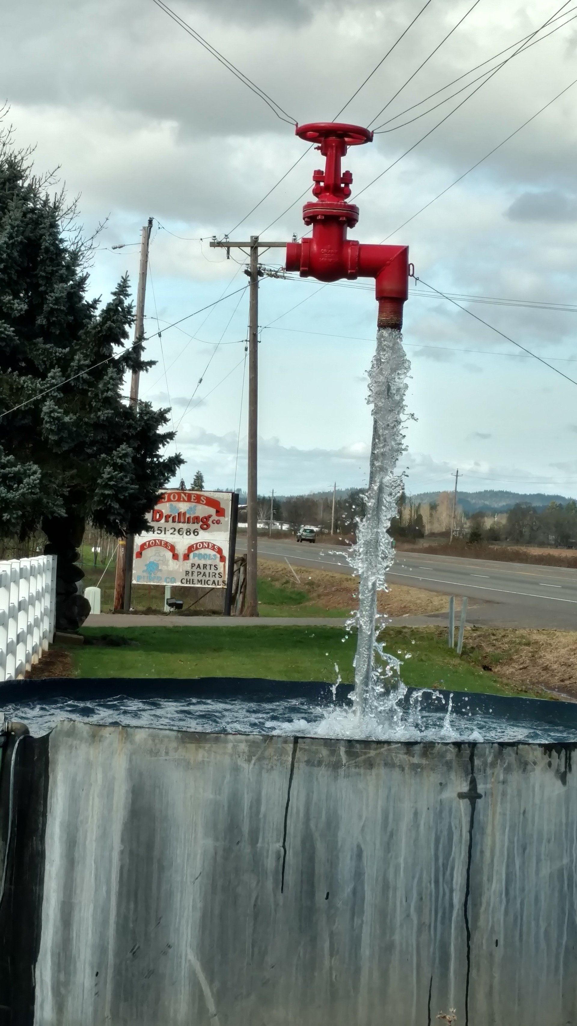 Water Fountain — Lebanon, OR — Jones Drilling & Pump Co
