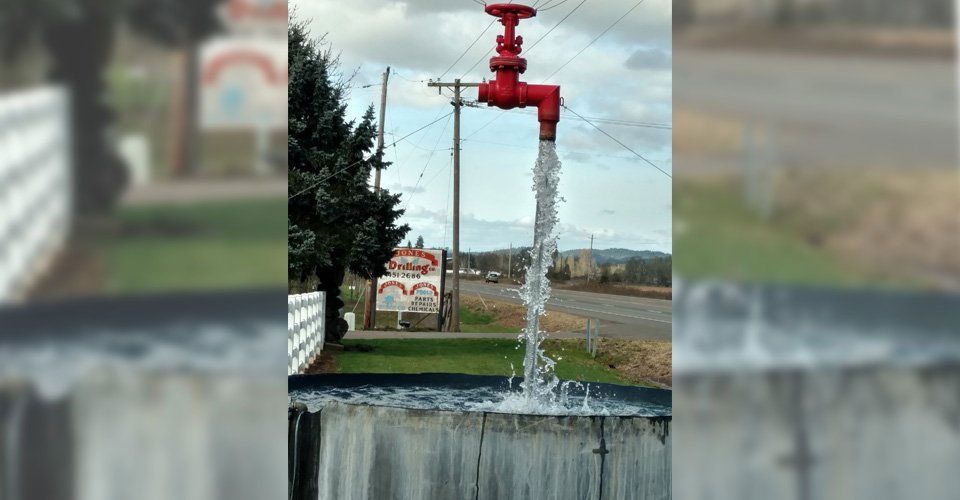 Water Fountain — Lebanon, OR — Jones Drilling & Pump Co