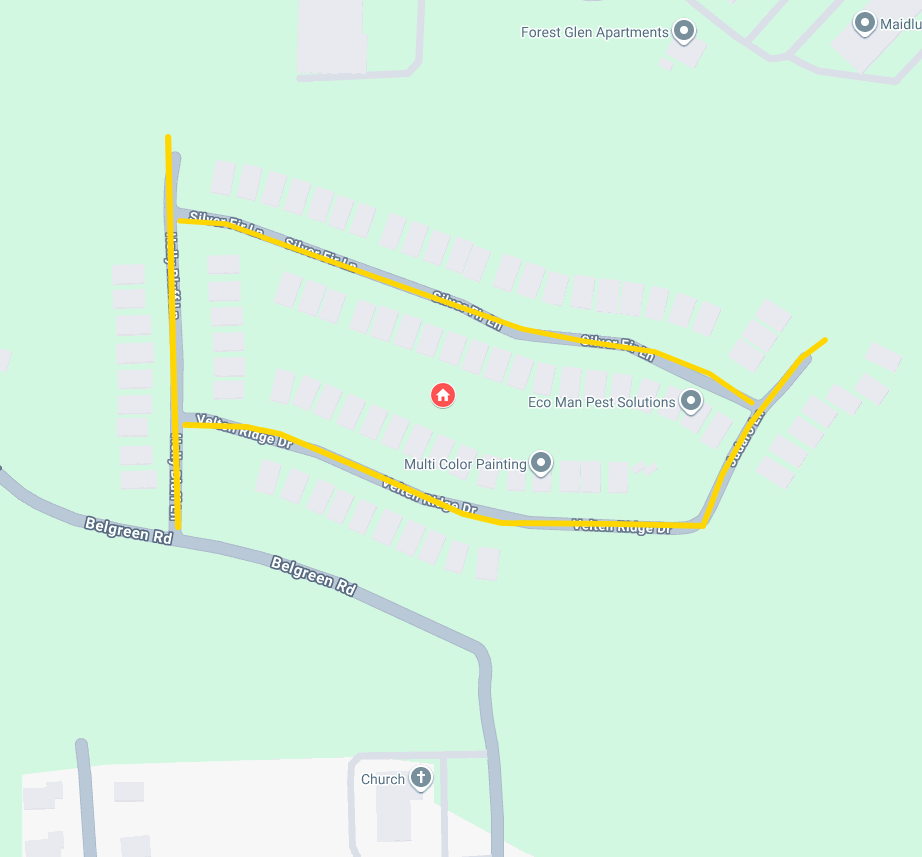 Belgreen neighborhood map