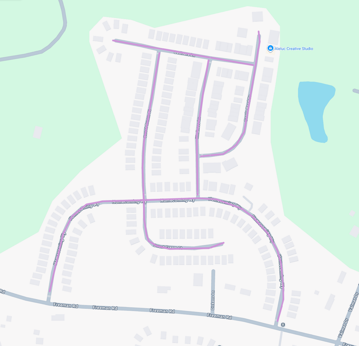 Copley Farm neighborhood map