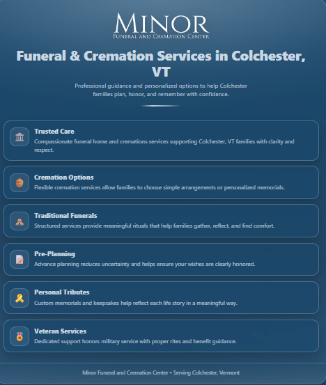 Funeral & Cremation Services in Colchester, VT