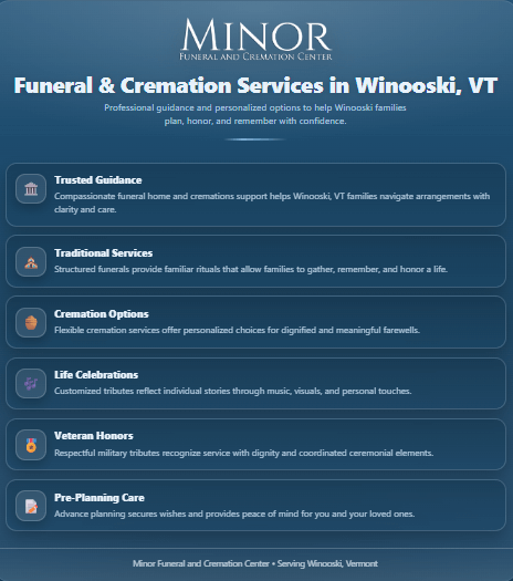 Funeral & Cremation Services in Winooski, VT