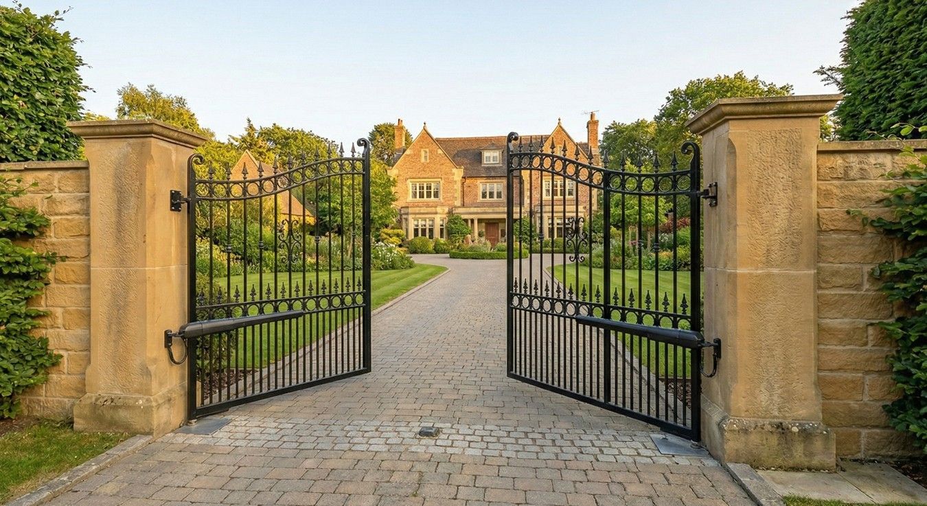 Electric swing gates installed by an ElectriGate approved partner