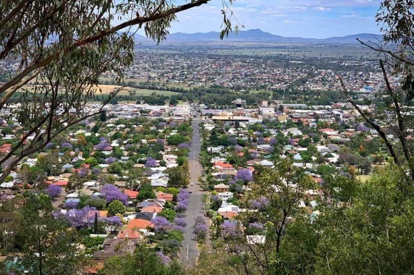 Panoramic View of Tamworth — Stitch 2340 In Tamworth, NSW
