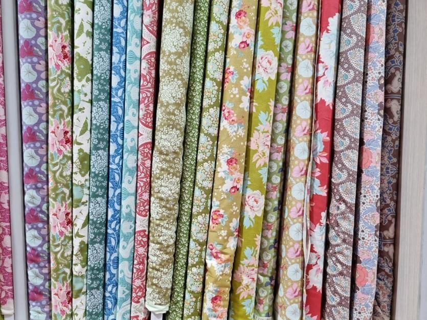 A Bunch of Different Colored Fabrics Are Stacked on Top of Each Other — Stitch 2340 In Manilla, NSW