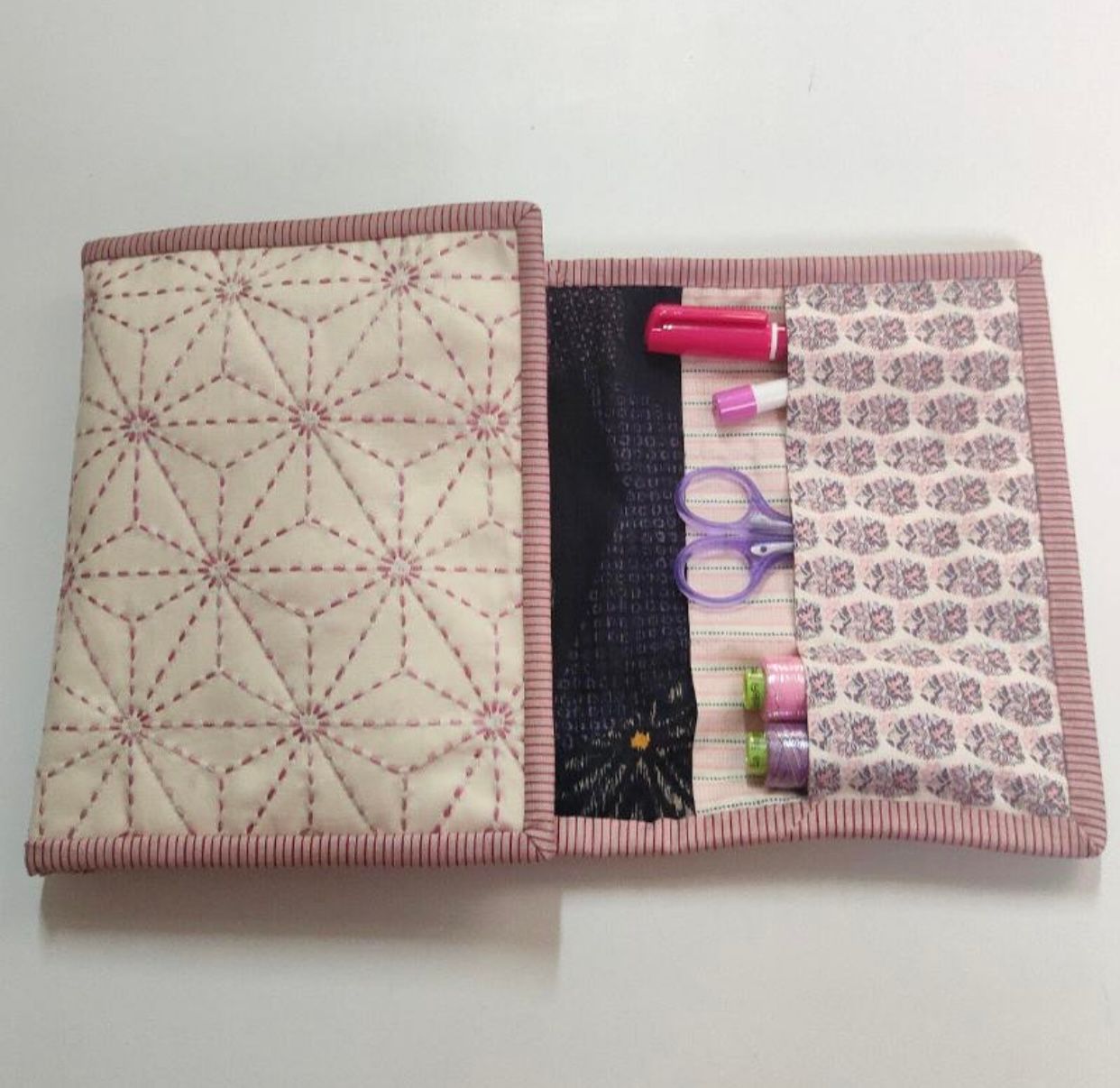 A Black Tote Bag with Geishas and Umbrellas on It — Stitch 2340 In Tamworth, NSW