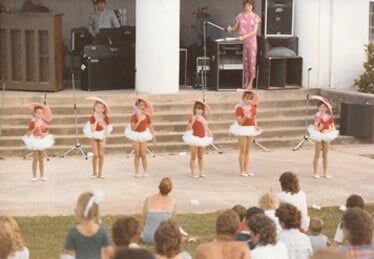 Jill rauscher's student performing dance outside — dance school in Webster, TX