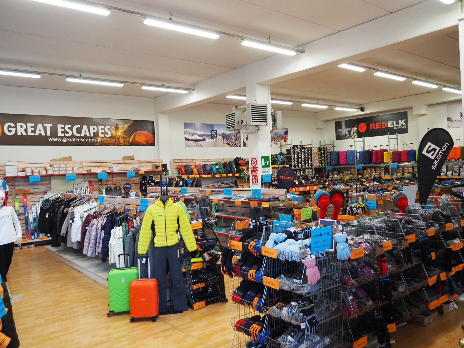 articoli sportivi, traspass