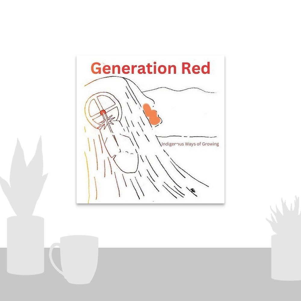 Kellie Harry Artwork_Message for the People_Orange_12x12