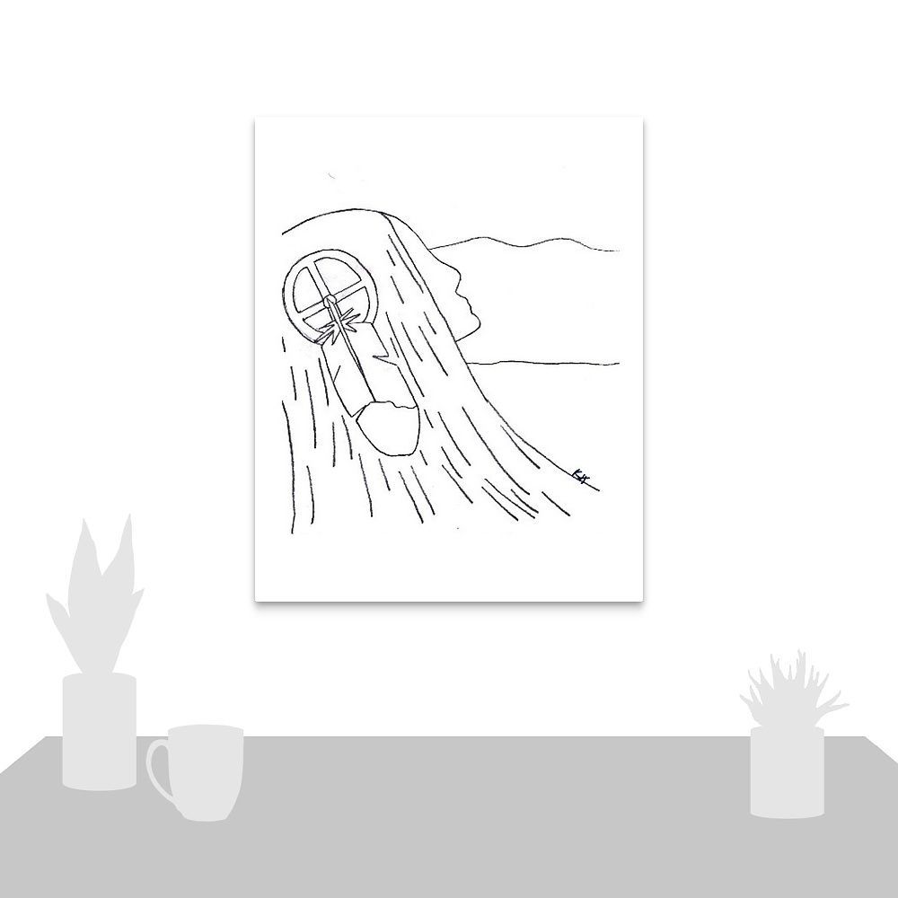 Kellie Harry Artwork_Message for the People_Black and White_No Logo_16 x20