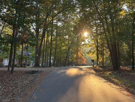 Golf East street at sunrise
