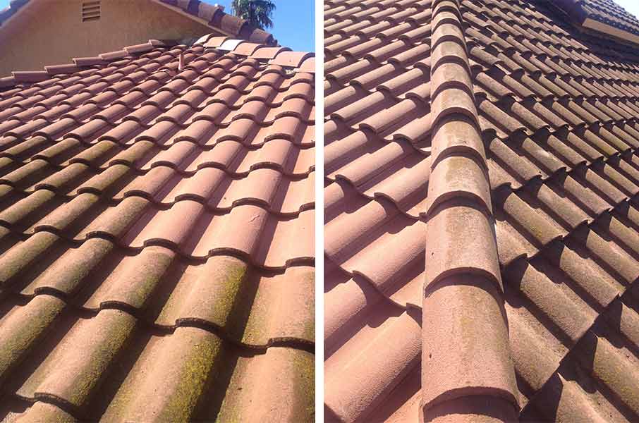 Roof tile cleaning — cleaning in Escondido, CA