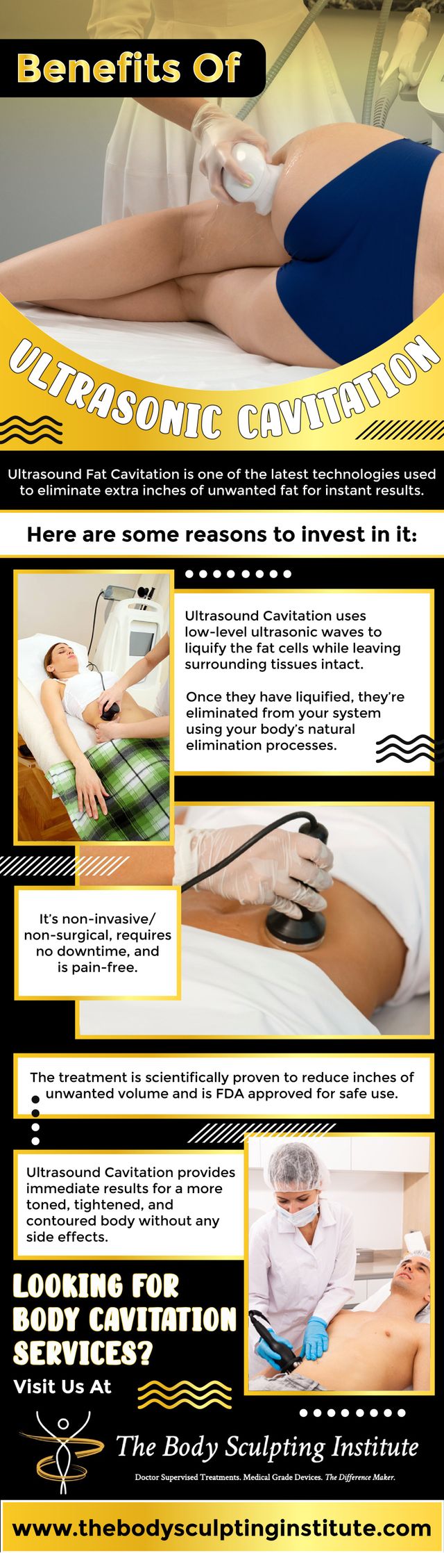 Benefits of Ultrasound Fat Cavitation Therapy - Estetiq International