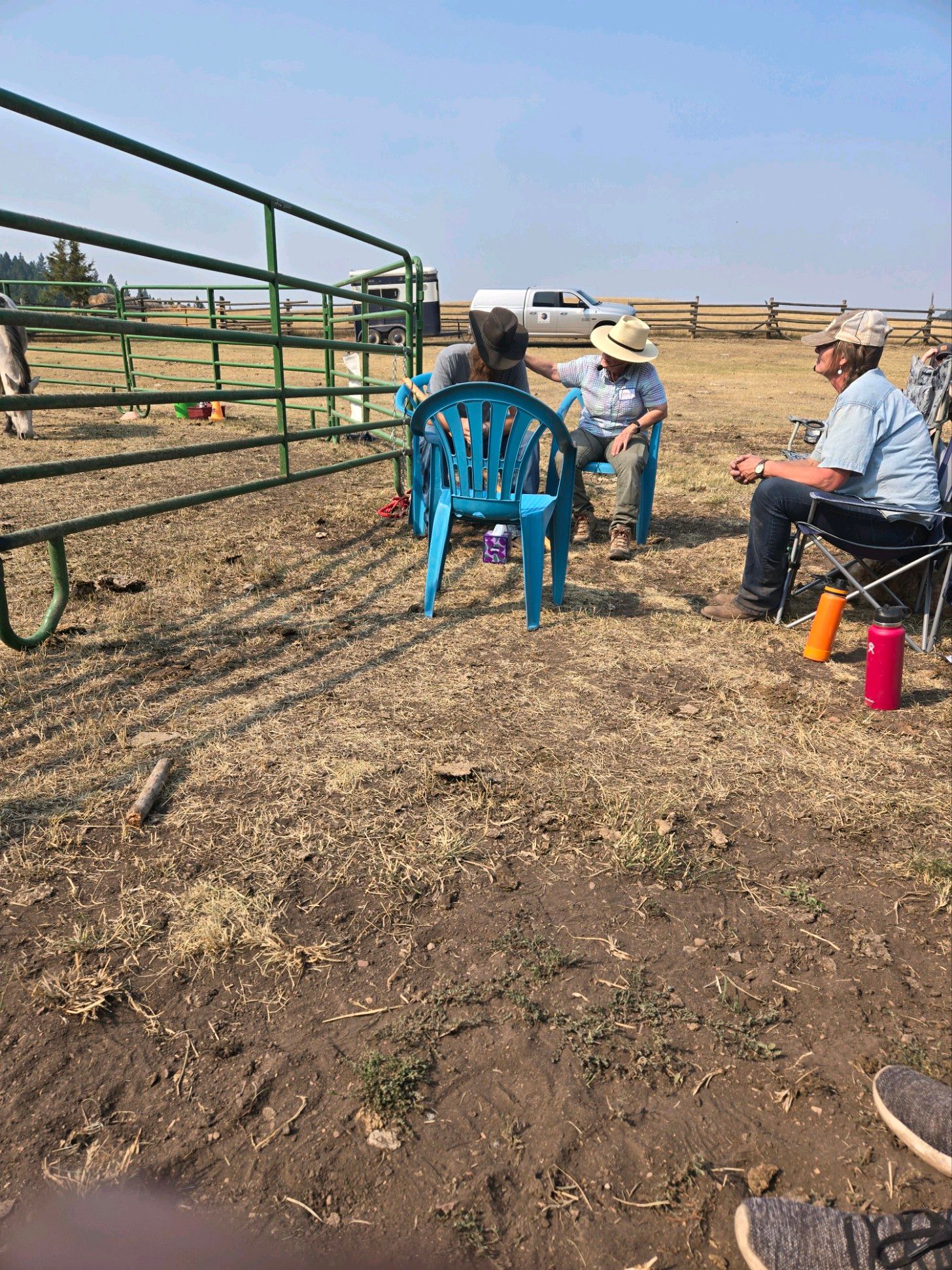 Center for Warriors Archery Elk Camp's Equestrian Therapy at camp September 2024
