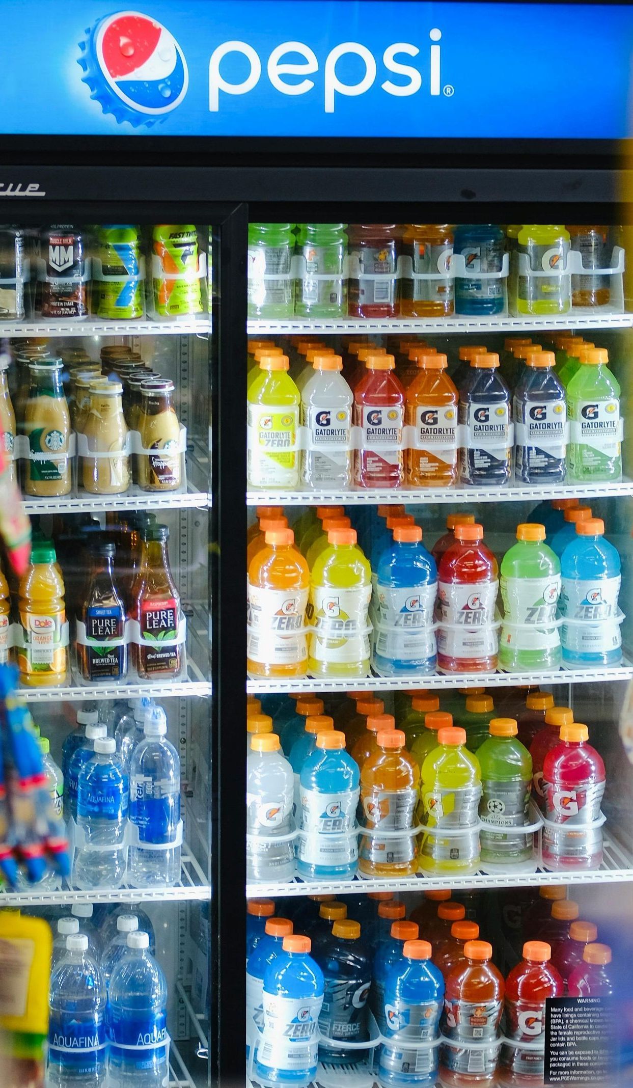 Beverage Distribution button – bottled drinks and delivery trucks