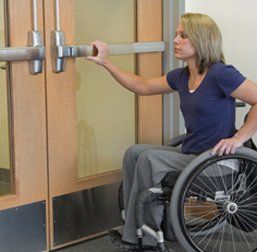 Handicap accessible doors
