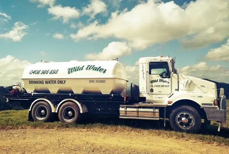 Container Truck  — Water Delivery Services In Maleny, QLD
