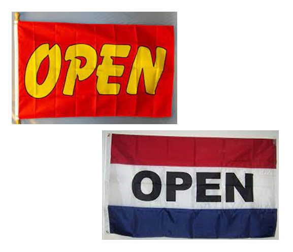 Open Flag — Brenham, TX — Flag Store, ETC