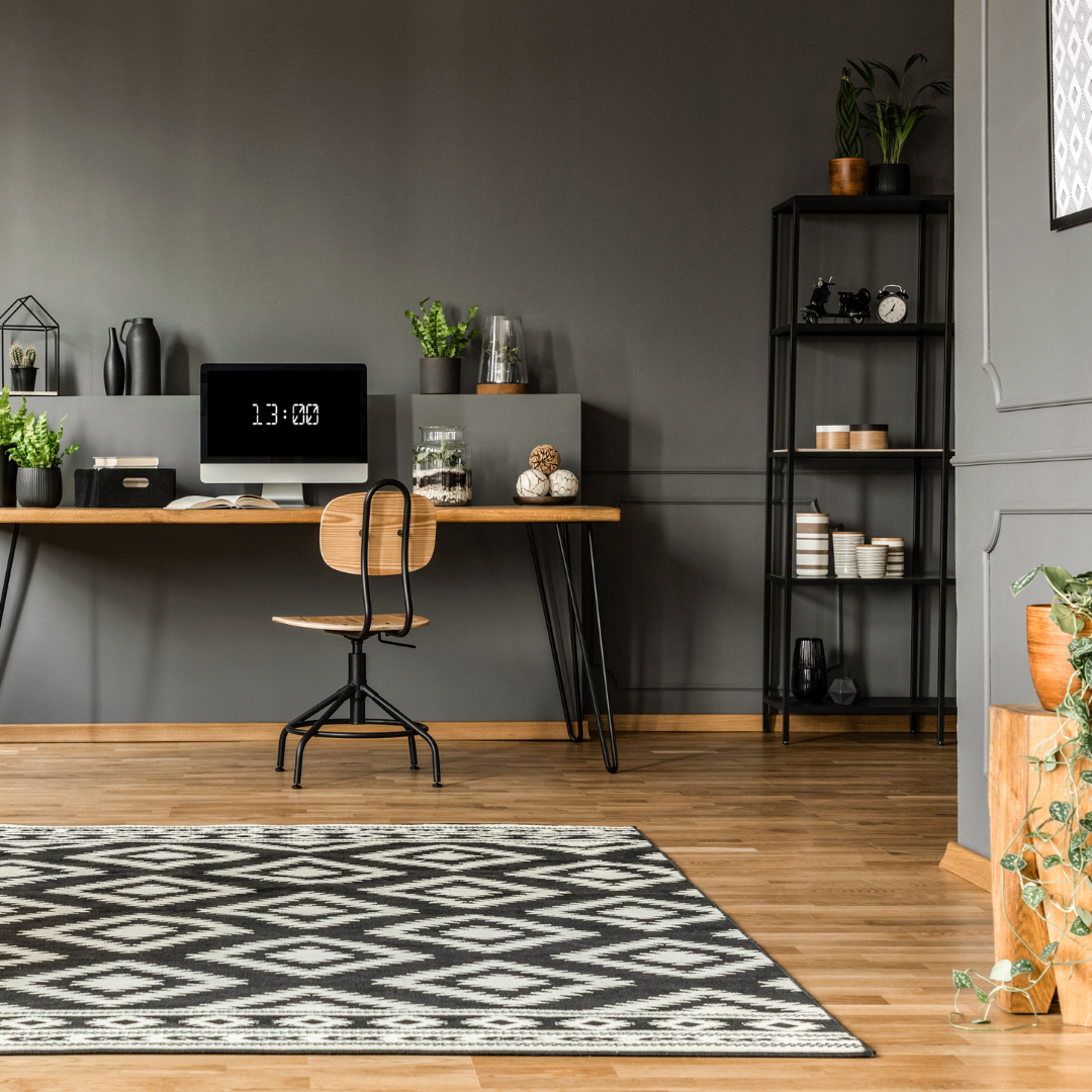 Móveis planejados home office. Móveis planejados em Cascavel. Móveis sob-medida home office. Andrietti Móveis Rústicos e Planejados.