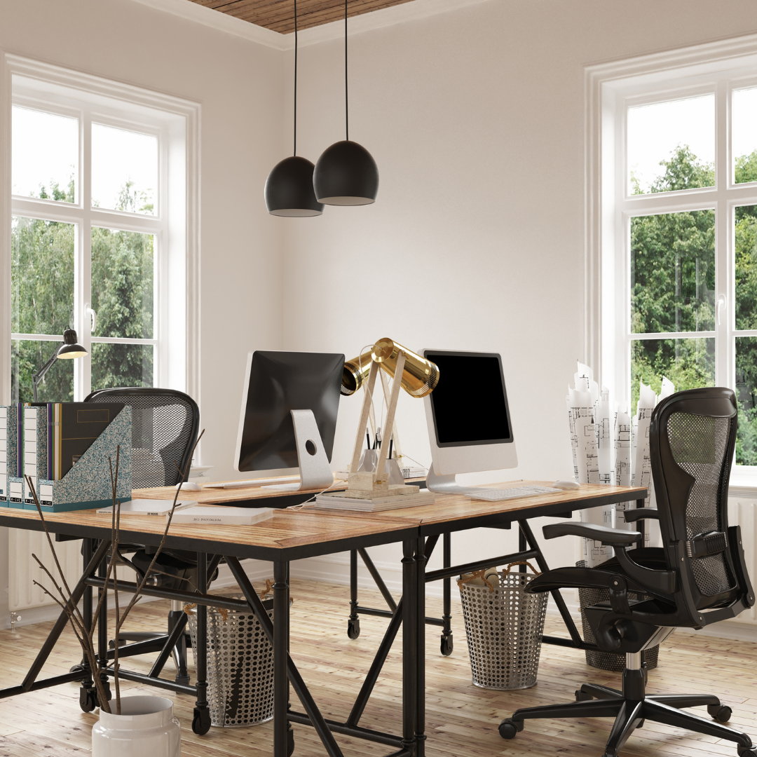 Móveis planejados home office. Móveis planejados em Cascavel. Móveis sob-medida home office. Andrietti Móveis Rústicos e Planejados.