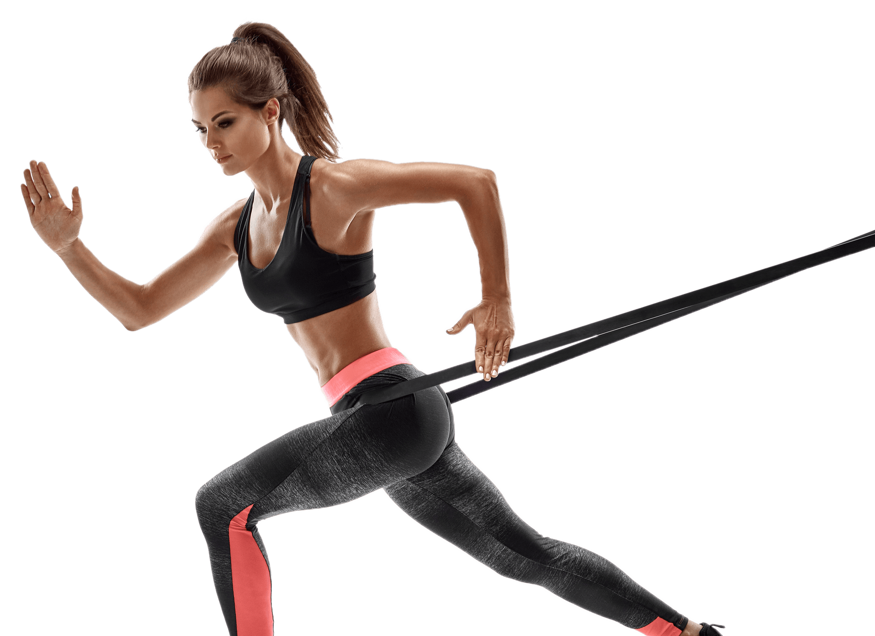 Woman Exercising Using Resistance Bands — Wetherill Park, NSW — JQ Physiotherapy & Sports Rehabilitation