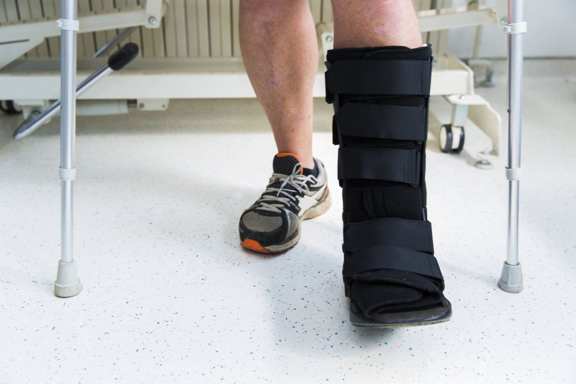 Athlete with Walking Boot — Wetherill Park, NSW — JQ Physiotherapy & Sports Rehabilitation