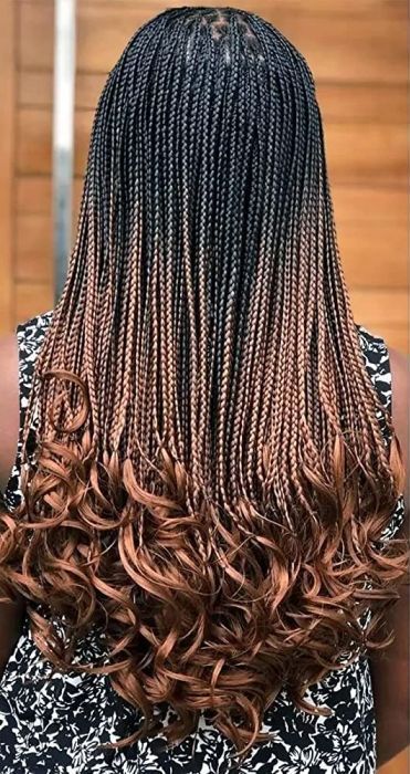 French Curl Braided Hairstyles