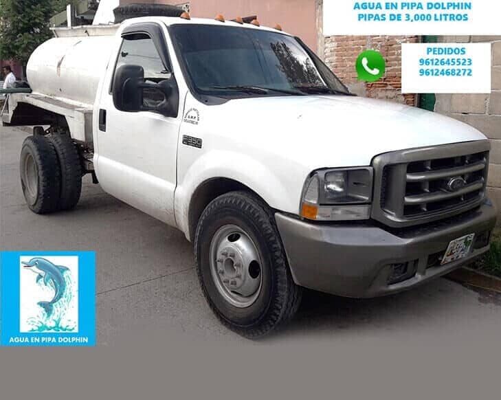 Servicio y suministro de pipas de agua