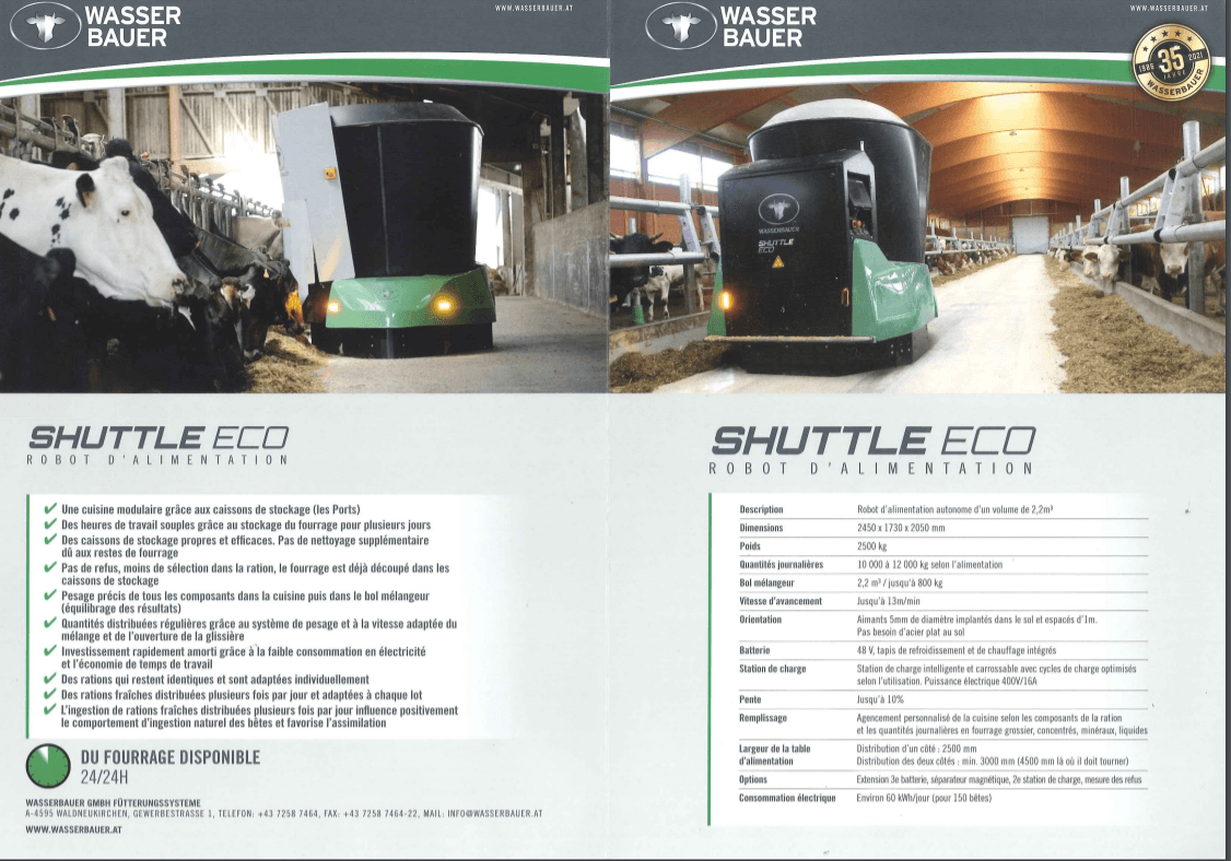 documentation sur le Flypit 2in1 de Wasserbauer