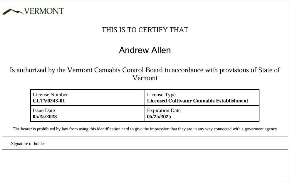 Andrew Allen - Owner ID - Rolling J's Farm