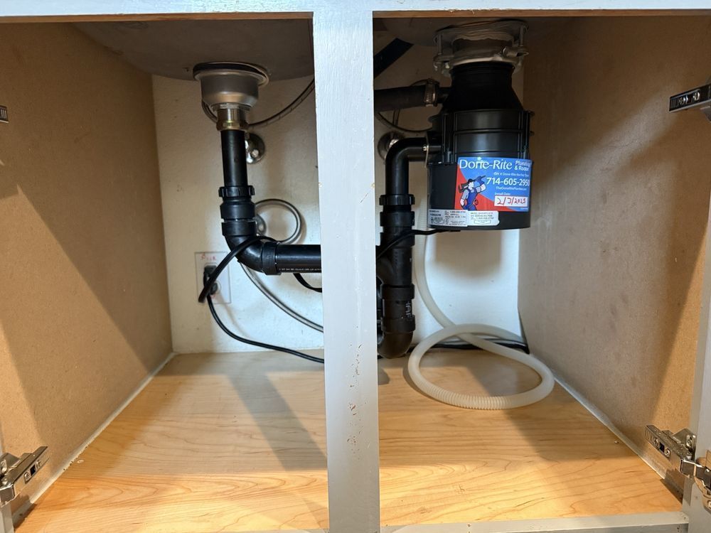 Upgrade your kitchen with professional garbage disposal installation from Done-Rite Plumbing & Rooter—your trusted plumber in Orange, CA.