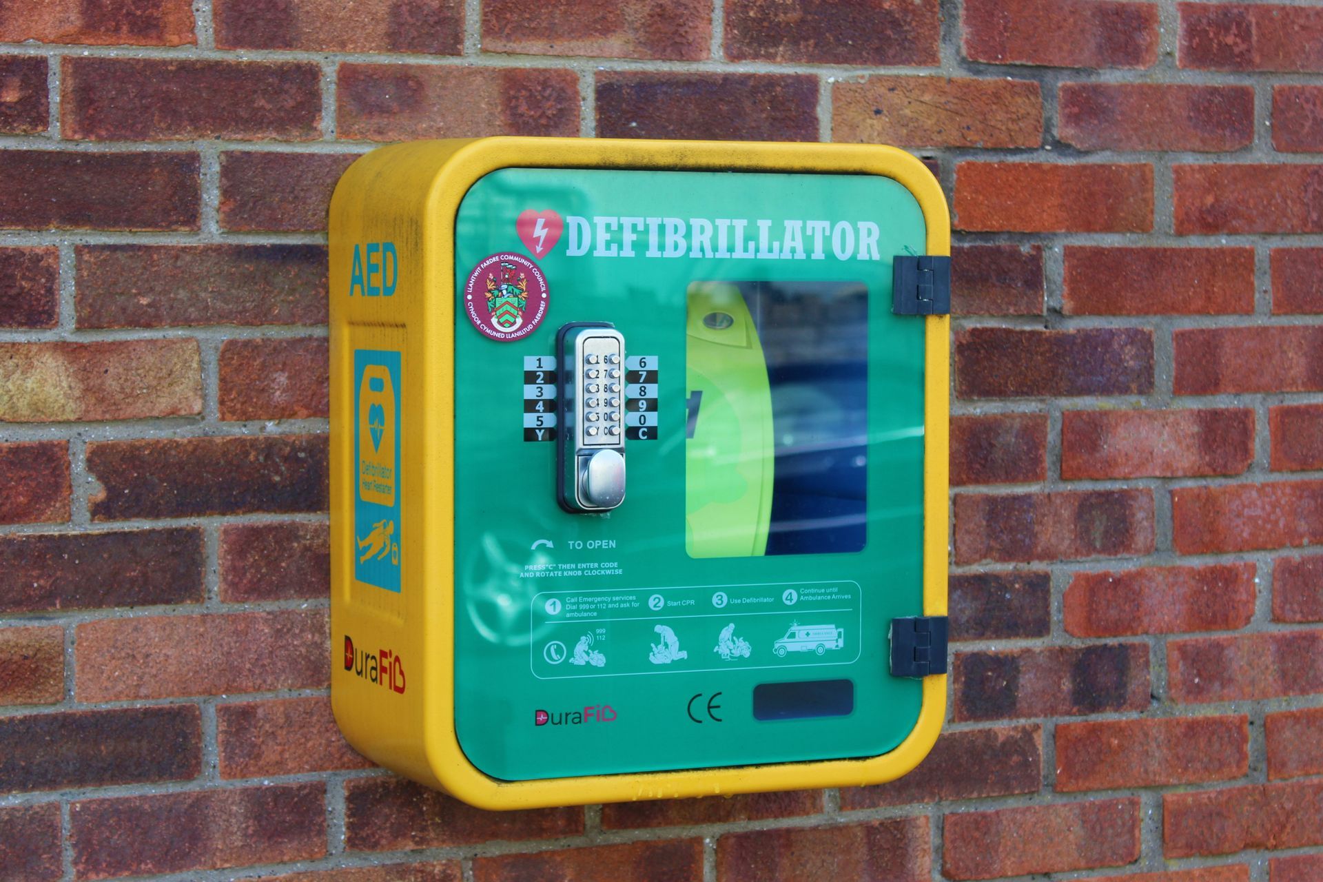 Defibrillators Location of our four defibrillators in Llantwit Fardre