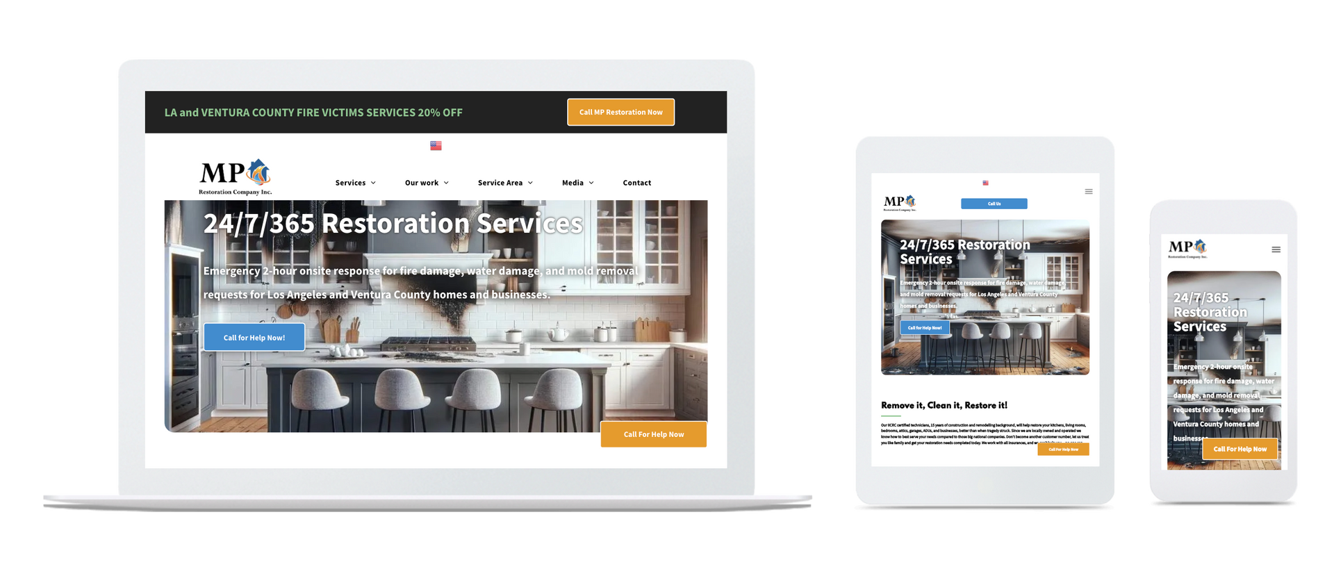 contractor website,restoration website