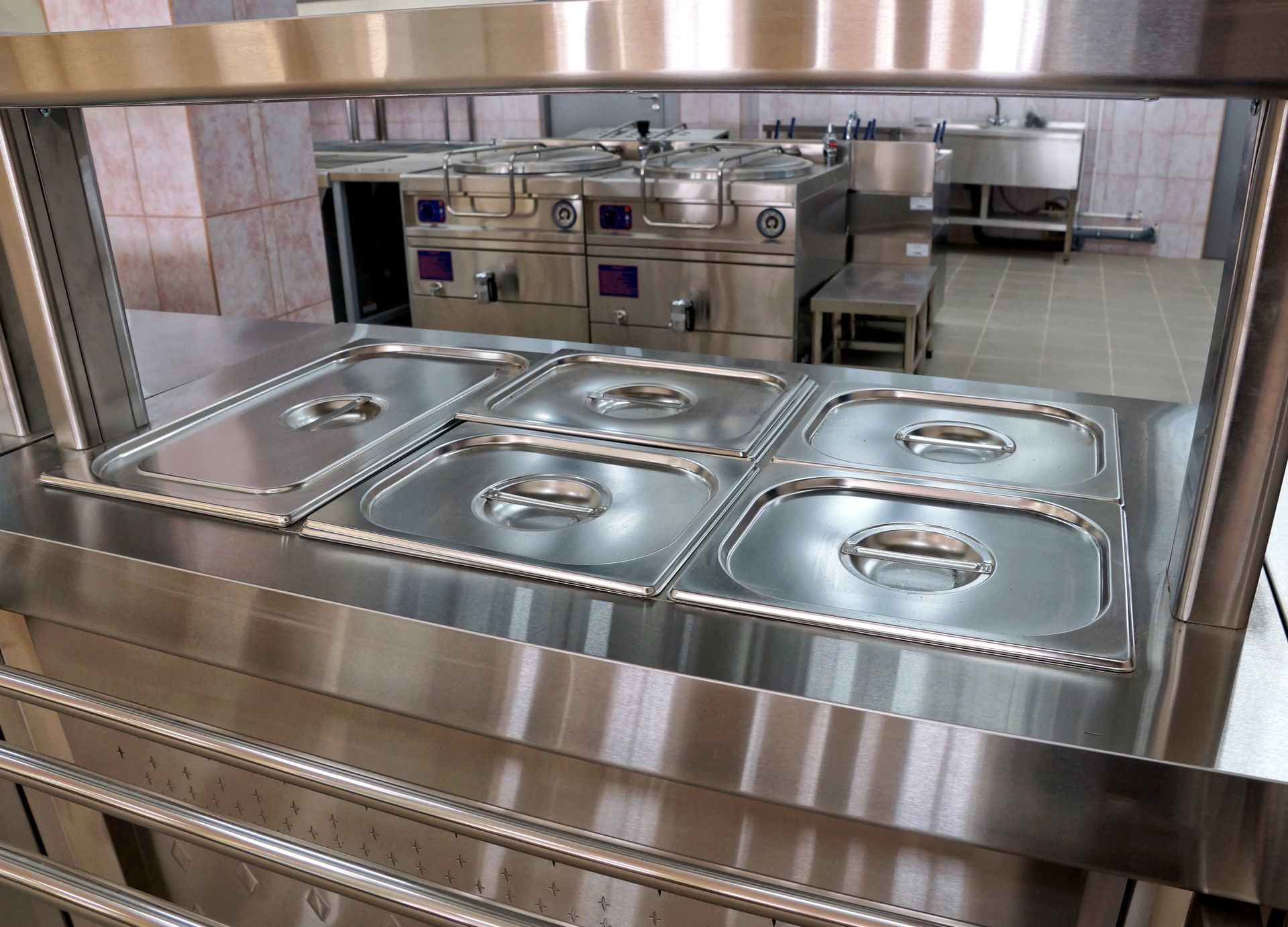 Covered Containers in a Commercial Kitchen — Central Coast Commercial Kitchen Cleaning in Tuggerah, NSW