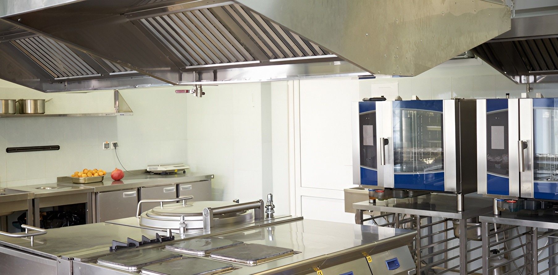 Commercial Kitchen With Stainless Filer — Central Coast Commercial Kitchen Cleaning in Swansea, NSW