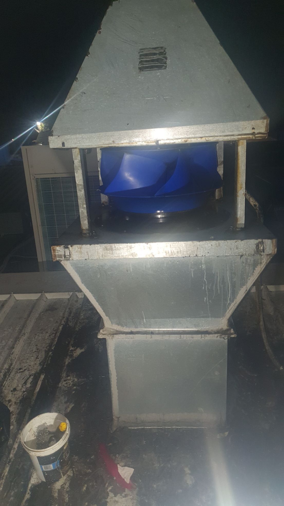 Metal Rooftop Ventilation System — Central Coast Commercial Kitchen Cleaning in Tuggerah, NSW