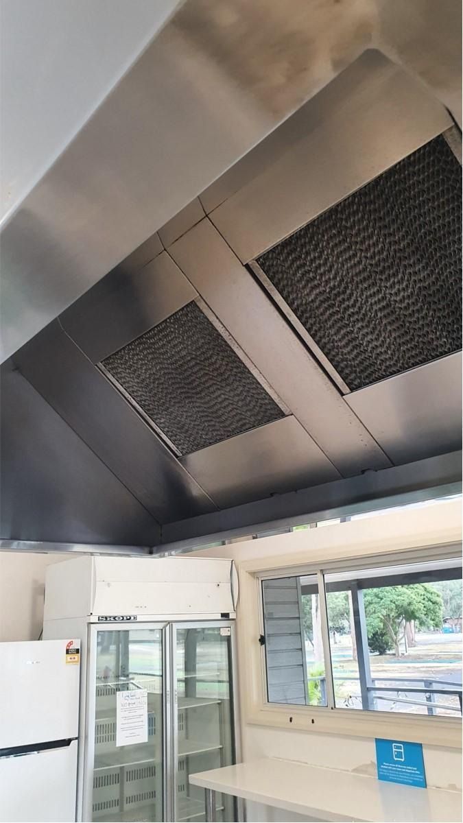 Commercial Kitchen Exhaust Hood — Central Coast Commercial Kitchen Cleaning in Tuggerah, NSW