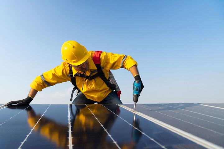 Man installing solar panel | Perth, WA | Trade A Tradie