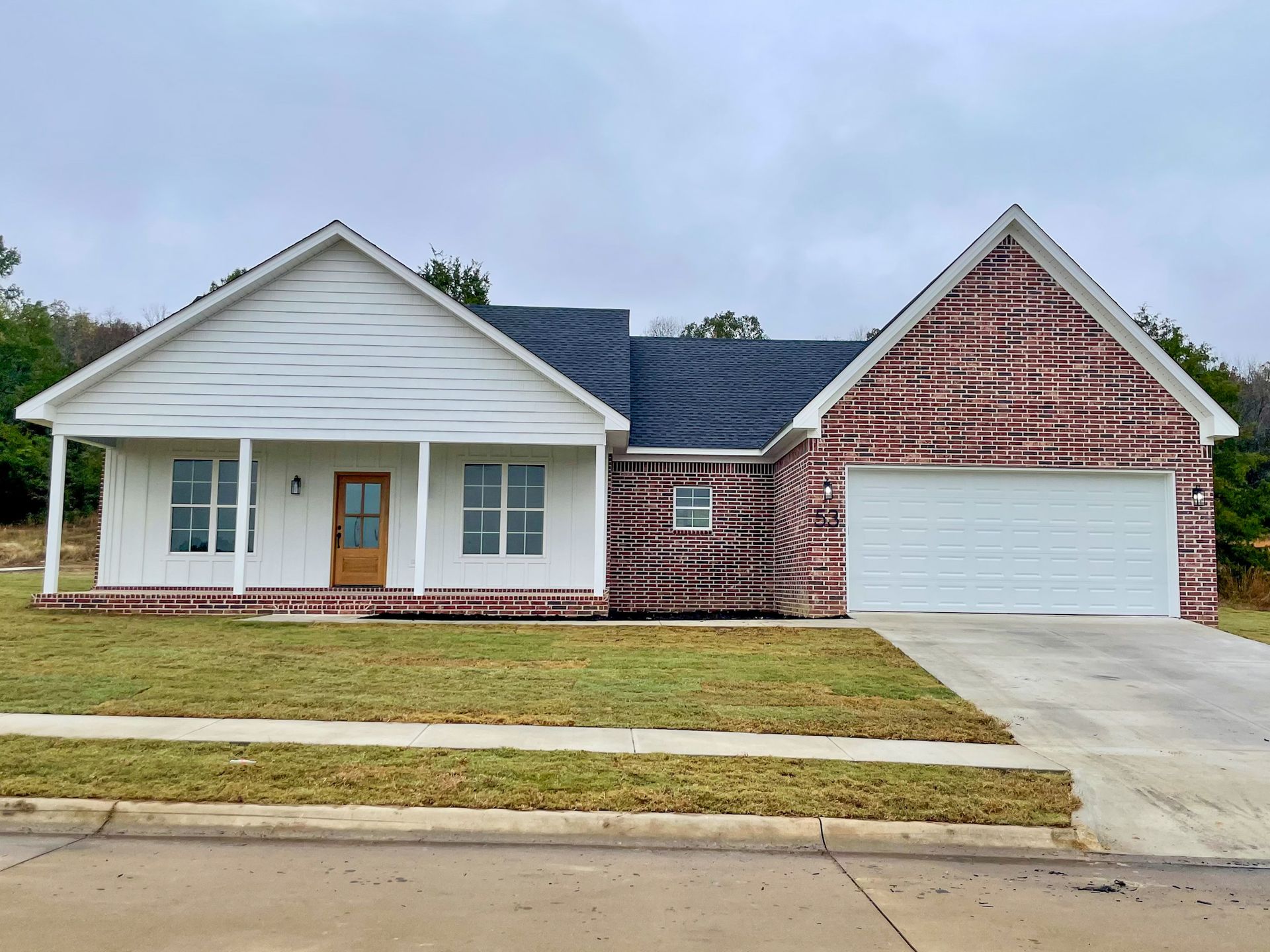 Spec home exterior.