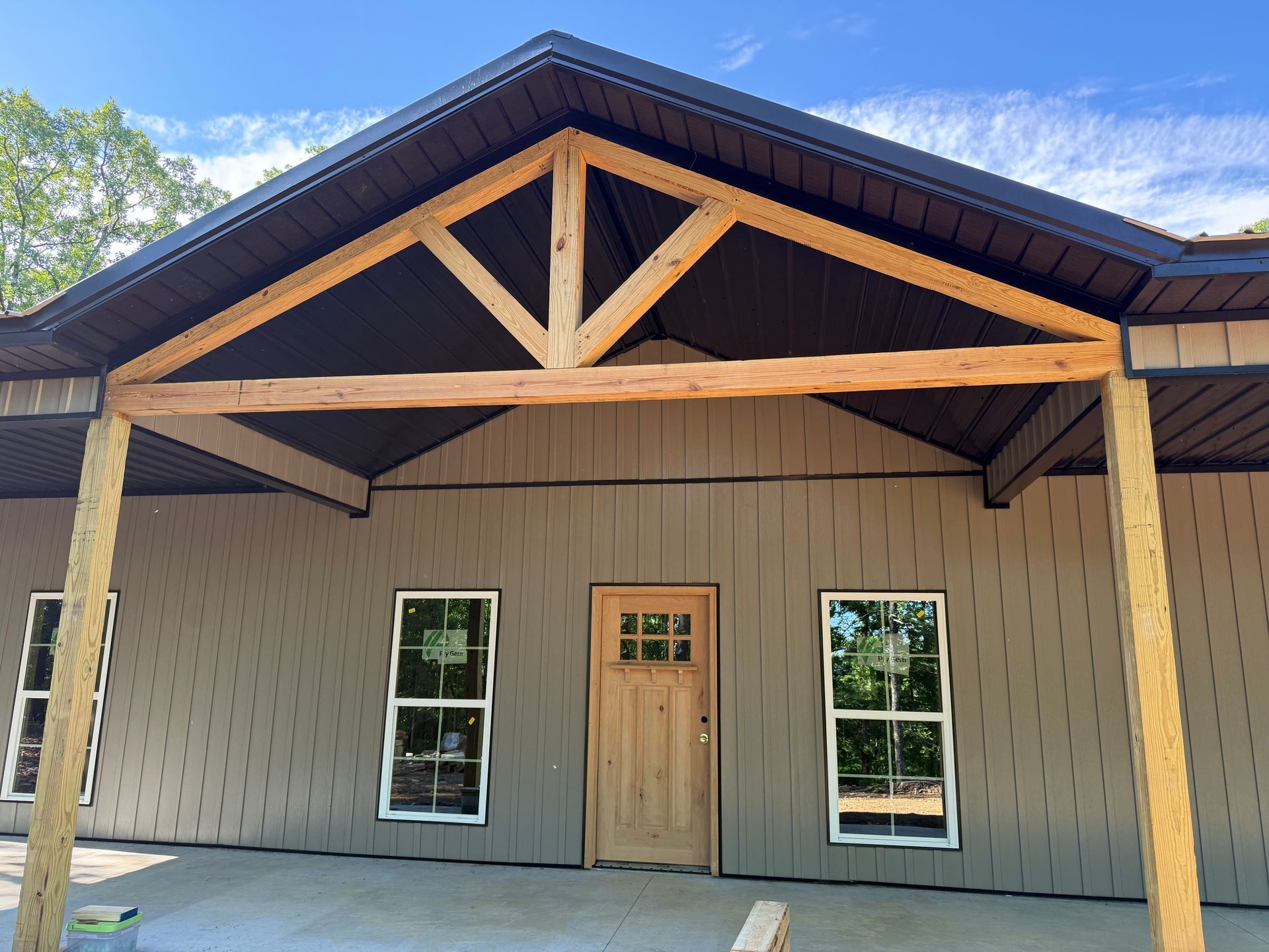 Barndominium front
